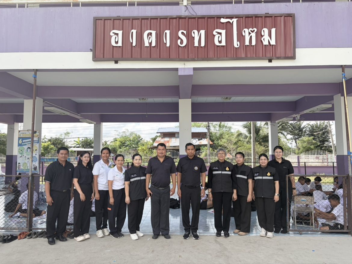 ลงพื้นที่ตรวจเยี่ยมโรงเรียนชุมชนบ้านโคกหม้อที่เคยประสบอุทกภัย