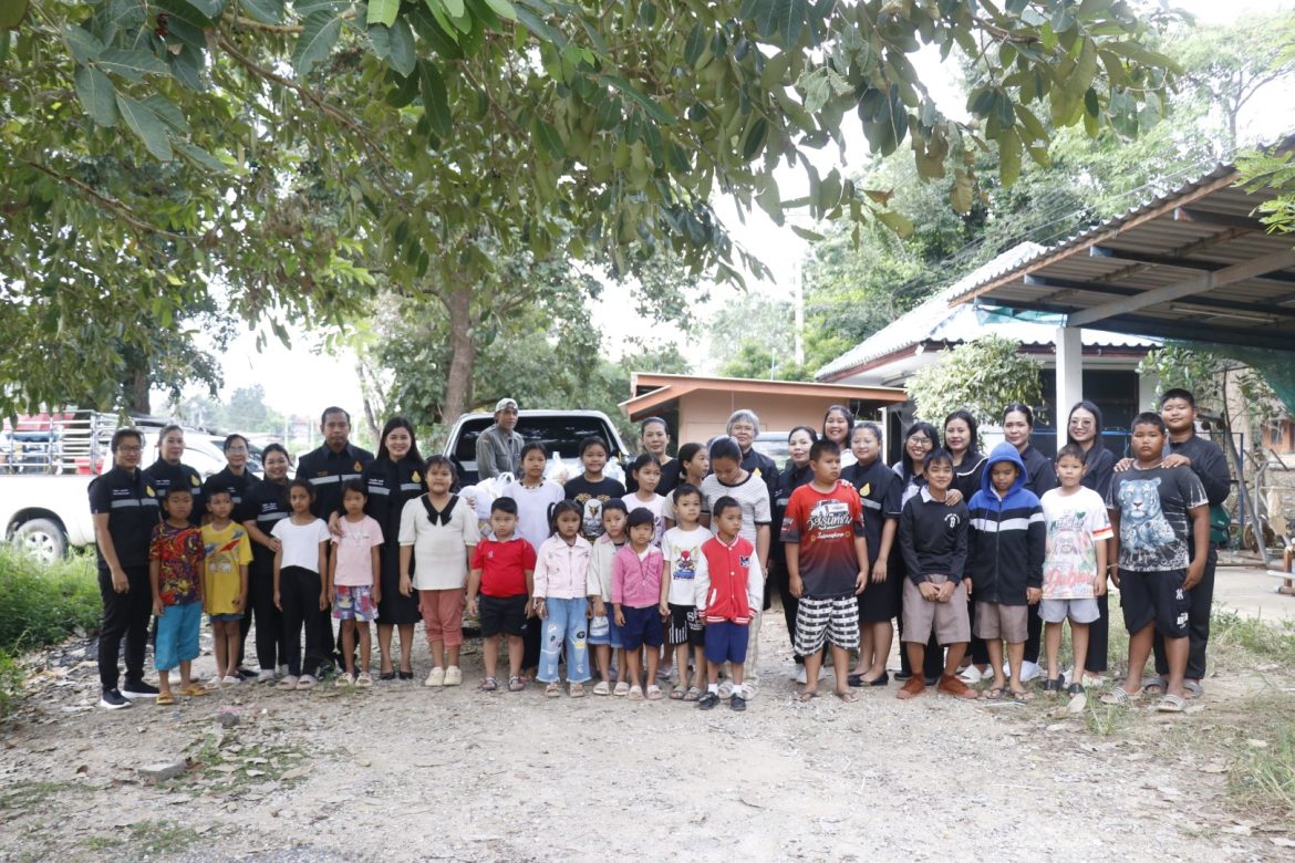 ลงพื้นที่ให้กำลังใจและมอบถุงยังชีพ ณ โรงเรียนวัดจักษา