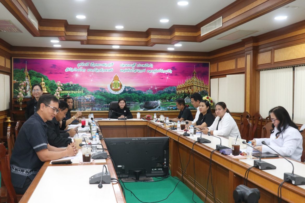 การประชุม การเตรียมความพร้อมในการจัดการแข่งขันกีฬานักเรียนเพื่อพัฒนาสู่ความเป็นเลิศ