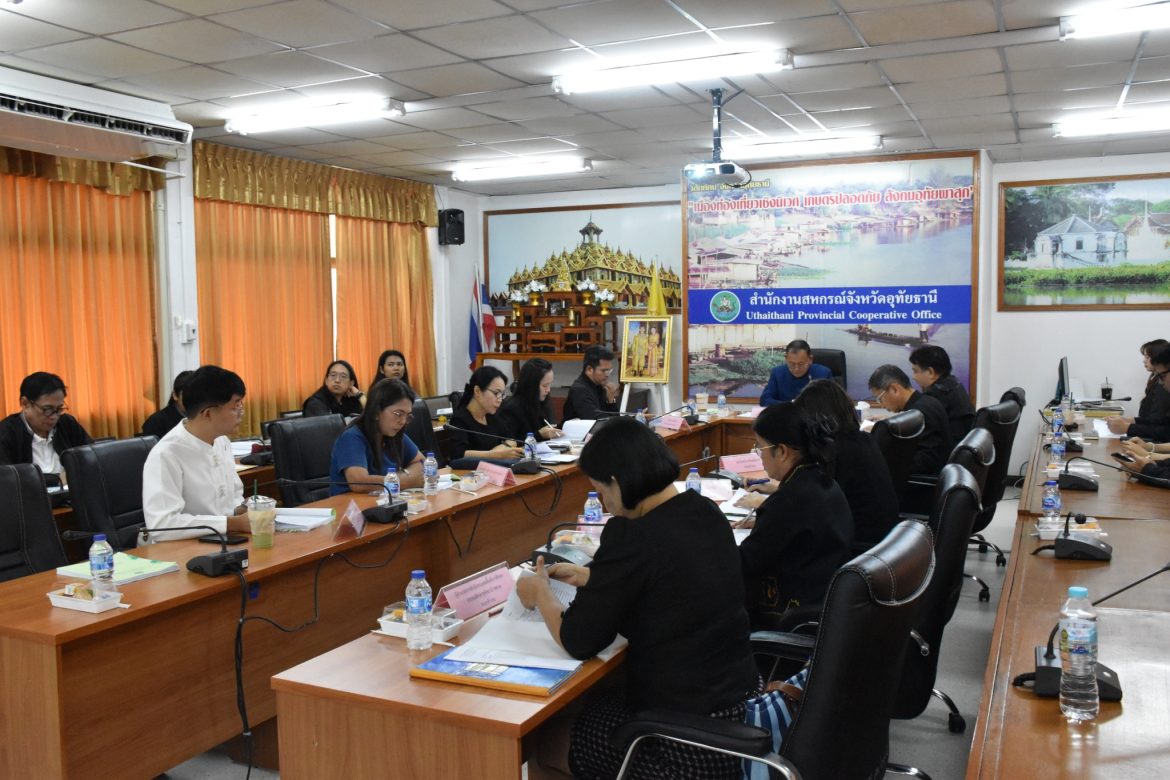 ขับเคลื่อนโครงการอาหารนมเพื่อเด็กและเยาวชนระดับจังหวัดอุทัยธานี
