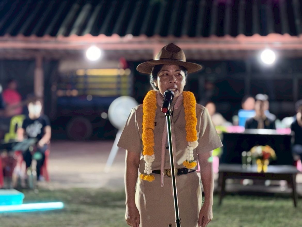 กิจกรรมชุมนุมรอบกองไฟค่ายพักแรมลูกเสือ-เนตรนารี กลุ่มโรงเรียนเสมาประสิทธิ์