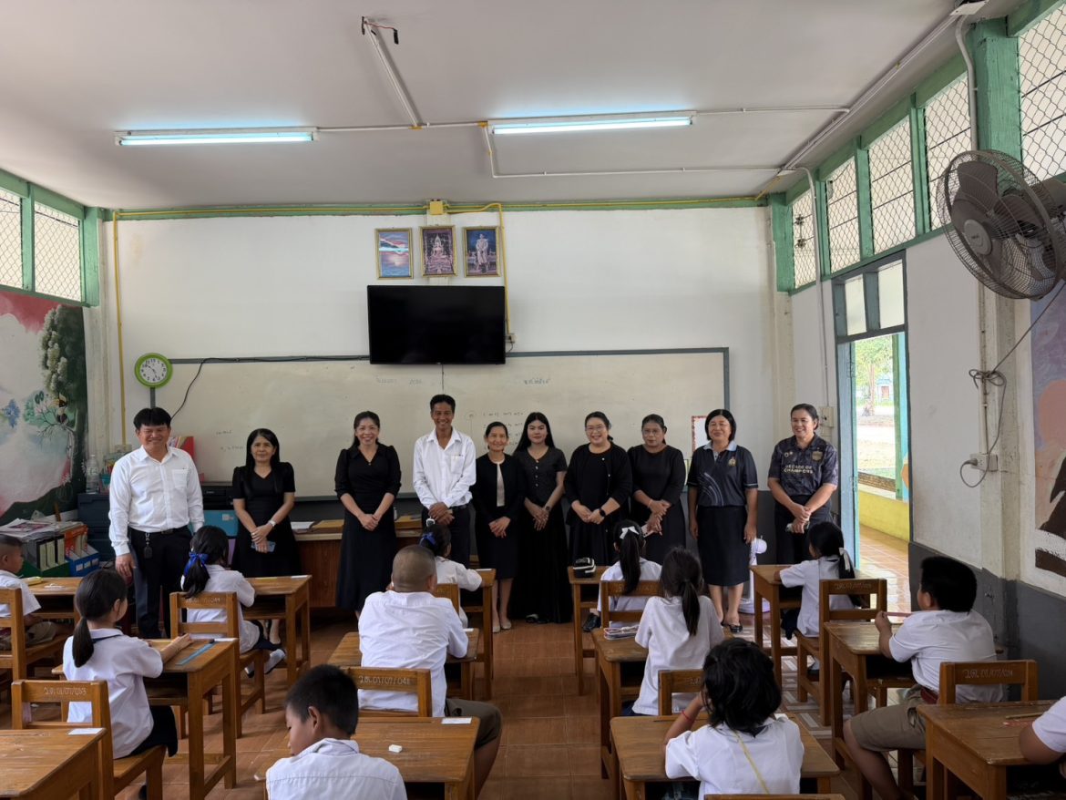 ลงพื้นที่เยี่ยมให้กำลังใจการสอบ NT ประจำปีการศึกษา 2568 กลุ่มโรงเรียนเสมาประสิทธิ์