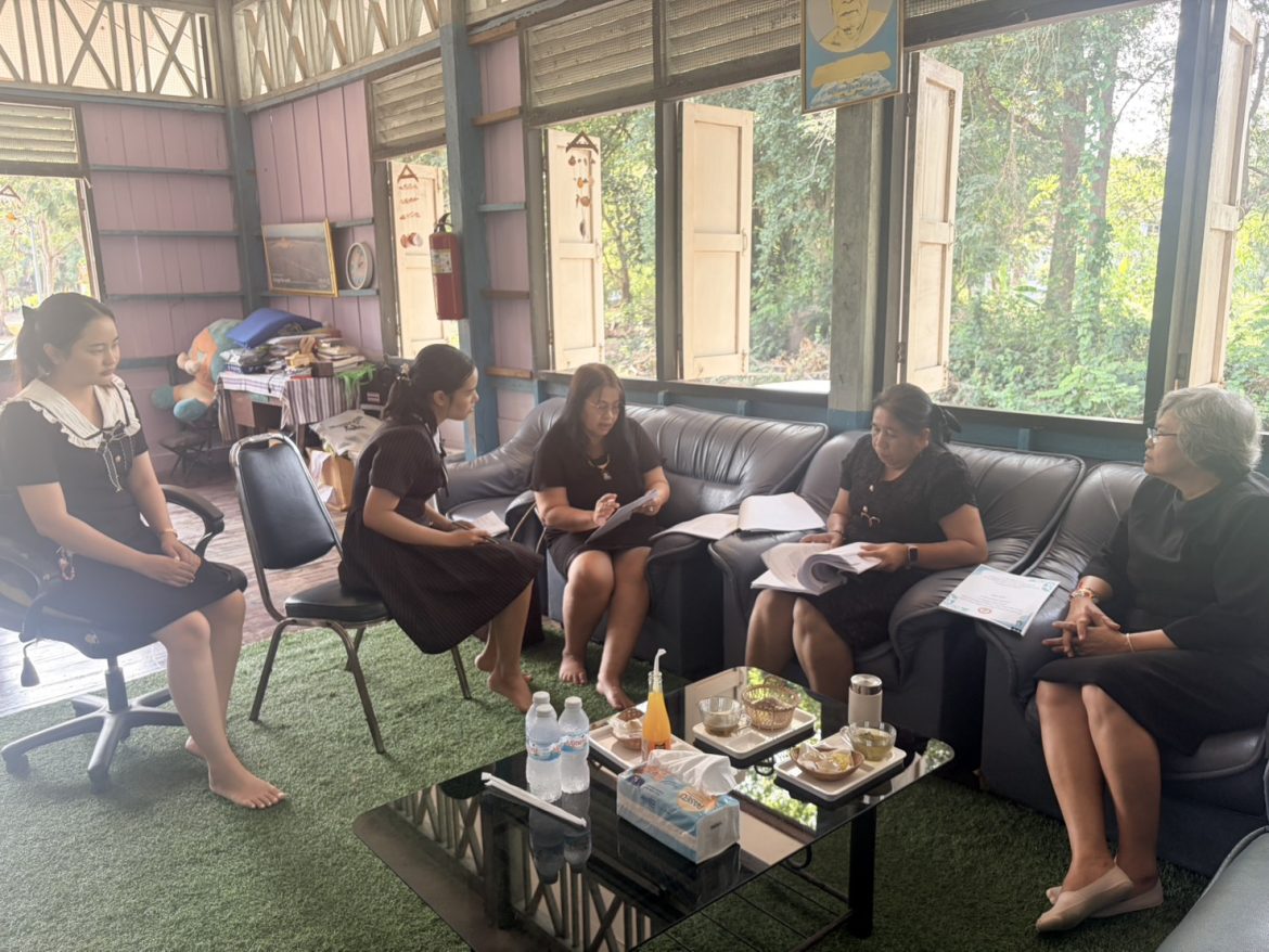 การตรวจประเมินโครงการสถานศึกษาสีขาว ปลอดยาเสพติดและอบายมุข ปีการศึกษา 2568