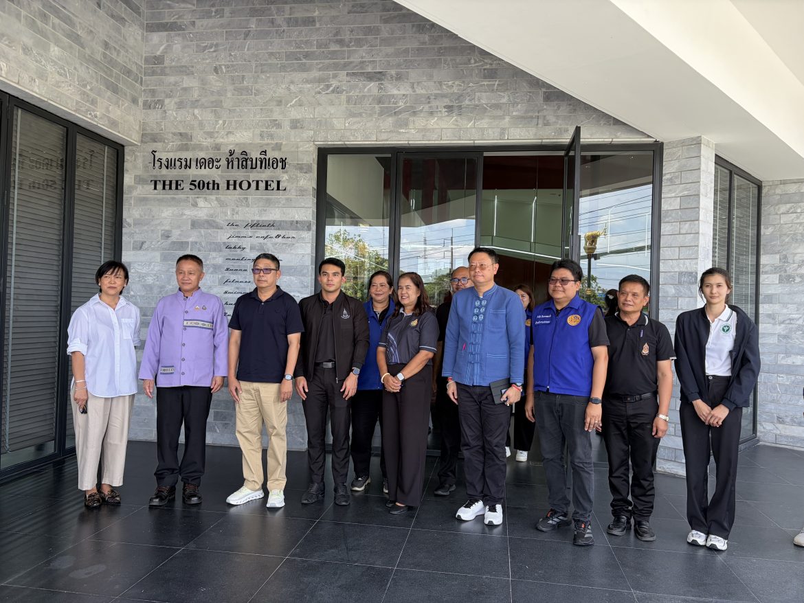 ลงพื้นที่ตรวจโรงแรมเพื่อประกอบการพิจารณาออกใบอนุญาตและต่ออายุใบอนุญาตประกอบธุรกิจโรงแรม